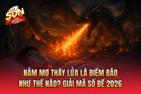 Nằm Mơ Thấy Lửa Là Điềm Báo Như Thế Nào? Giải Mã Số Đề 2026
